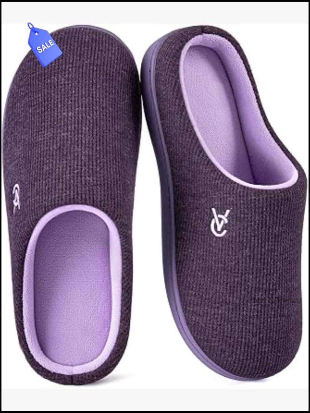 Women's Memory Foam Slippers Non-Slip Soft House Shoes Machine Washable